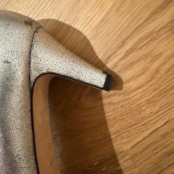 Chanel | Silver Pumps | Heels Shoes size 40.5 / 9.5 - Picture 7 of 15